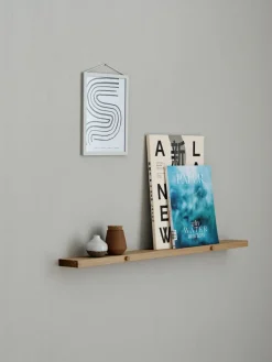 Gallery shelf picture strip 70 cm, Oak