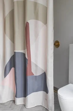 Gallery shower curtain 150x200 cm, Sand