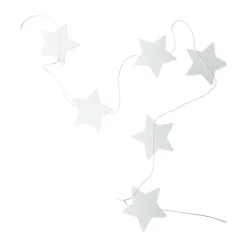 Garland star garland, White
