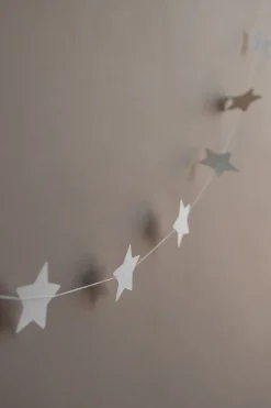 Garland star garland, White
