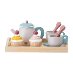 Gentrim toy dinnerware set, Gray