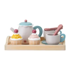 Gentrim toy dinnerware set, Gray