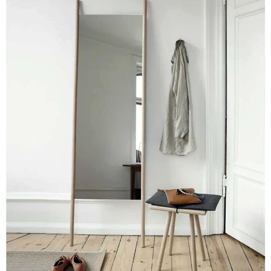 Georg floor mirror, Oak untreated