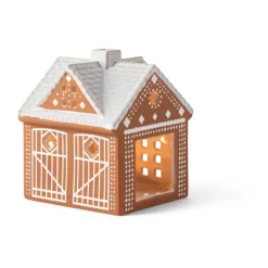 Gingerbread candle house, Christmas barn 11.5 cm