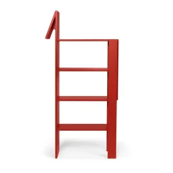 Giraffe bookshelf 69x140 cm, Poppy Red