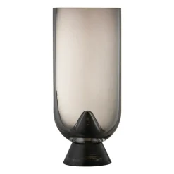 Glacies vase 18 cm, Black