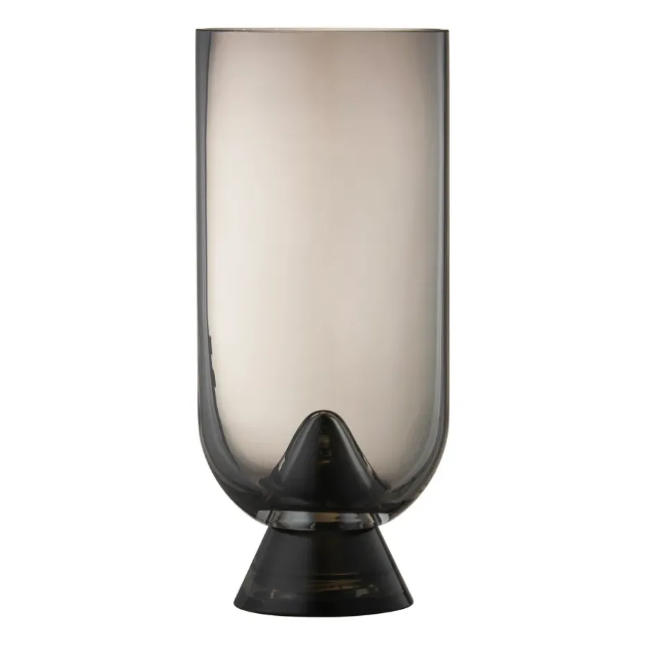 Glacies vase 18 cm, Black