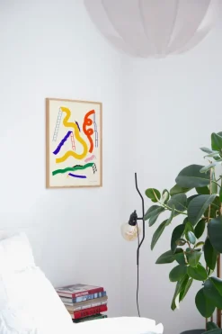 Glisser poster, 30x40 cm