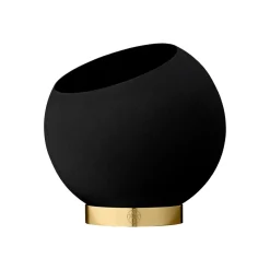 Globe flowerpot Ø17 cm, Black