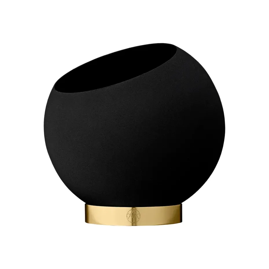 Globe flowerpot Ø17 cm, Black