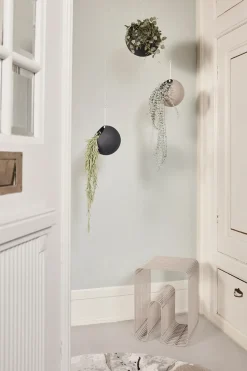 GLOBE hanging pot Ø21 cm h32 cm, Black
