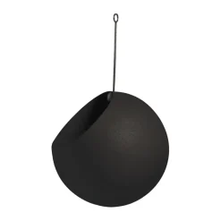 GLOBE hanging pot Ø17 cm h28 cm, Black