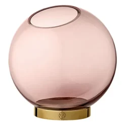Globe vase medium, rose-gold