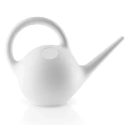 Globe watering can, White