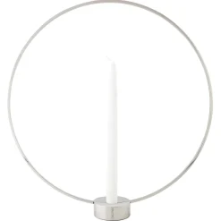 Gloria candle holder, large, nickel
