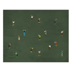 Golfers poster, 40x50 cm