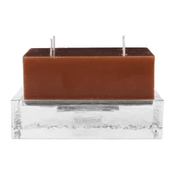 Gradia candle holder square 16x16 cm, Clear