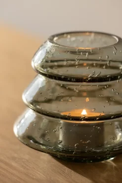 Gran 12 tealight holders, Green