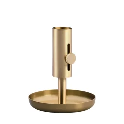 Granny candleholder low, brass