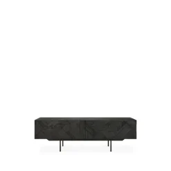 Graphic media cabinet, Black 162 cm
