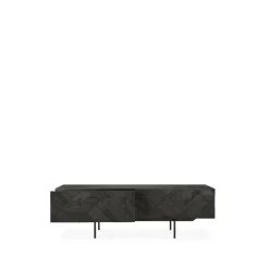 Graphic media cabinet, Black 162 cm