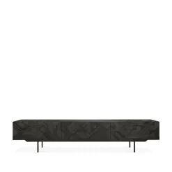 Graphic media cabinet, Black 242 cm