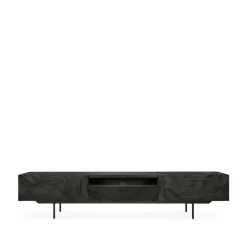 Graphic media cabinet, Black 242 cm