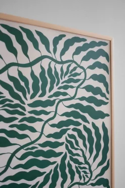 Green poster, 70x70 cm