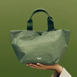 Grid Everyday Bag, Dark green, mini