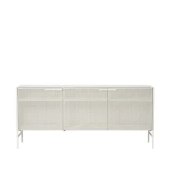 Grid side table, Beige