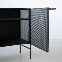 Grid side table, Black