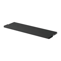 Gridlock Shelf W800 shelf, Black stained Ash