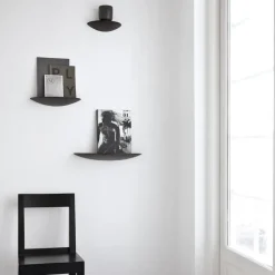 Gridy Fungi shelf black, medium