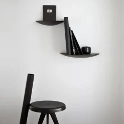 Gridy Fungi shelf black, small