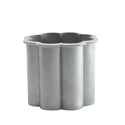 Gråsippa plant pot, Aluminum sand-casted, no. 2 Ø41 cm