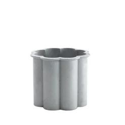 Gråsippa plant pot, Aluminum sand-casted, no. 1 Ø33 cm