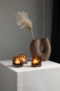Gry lantern Ø8 cm, Cognac