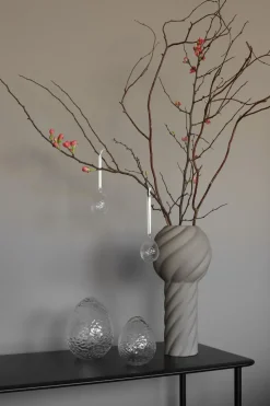 Gry standing egg 16 cm, Clear