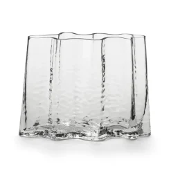 Gry wide vase 24 cm, Clear