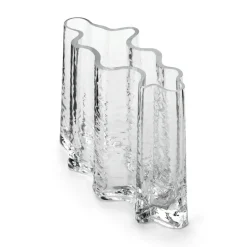 Gry wide vase 24 cm, Clear