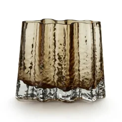 Gry wide vase 19 cm, Cognac