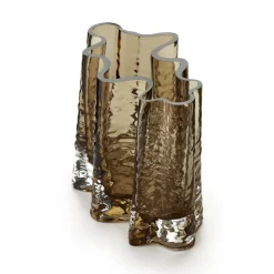Gry wide vase 19 cm, Cognac