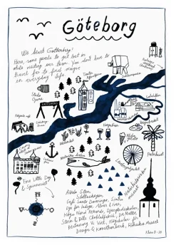 Göteborg poster, 50x70 cm