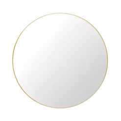 Gubi mirror, Polished brass