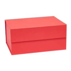 Hako storage box A5, Cherry red