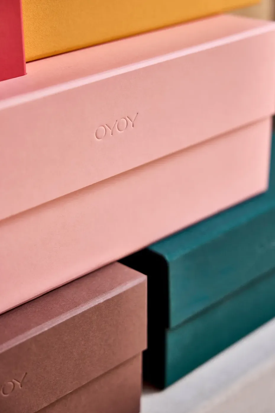 Hako storage box A4, Coral