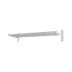 Hall shelf 12 hall shelf, Steel/white, white-lacquered aluminium