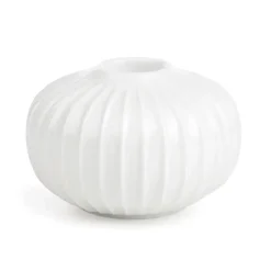 Hammershøi candleholder small, white