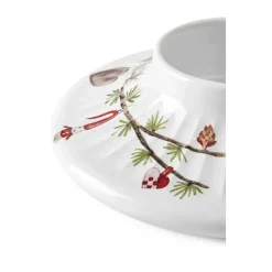 Hammershøi Christmas block candle stick Ø13 cm, White