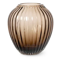 Hammershøi glass vase 14 cm, Walnut